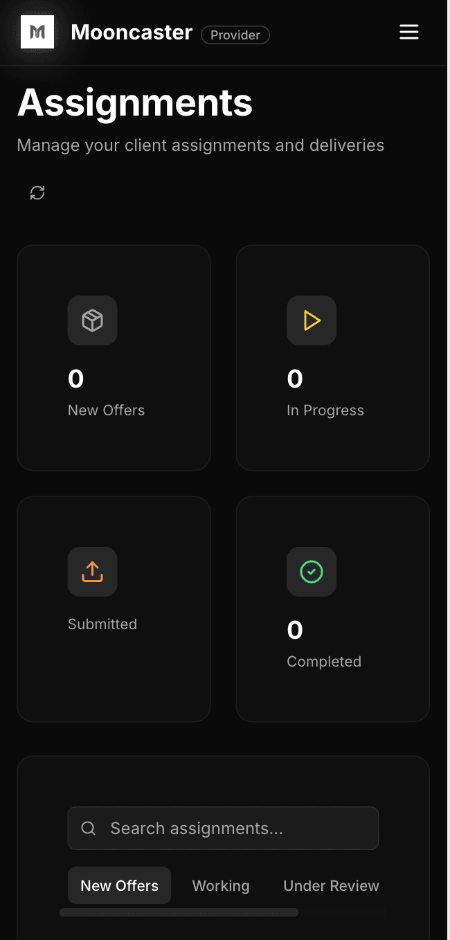 Mooncaster mobile provider list